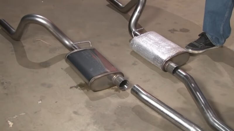 thumbnail image 2 of Speed Daddy Axle Back Exhaust System For 2015-2020 Ford Mustang 5.0L - Dual 4" Tips, 2.5" Piping, Bolt-On 2 of 4
