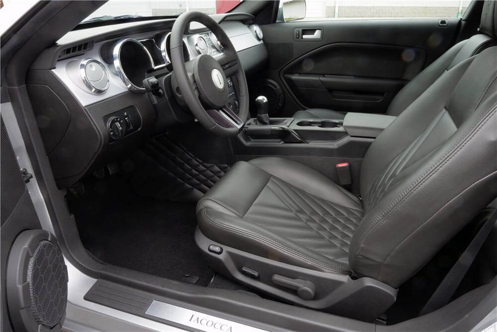 Ford Mustang Iacocca Silver 45th Edition Interior