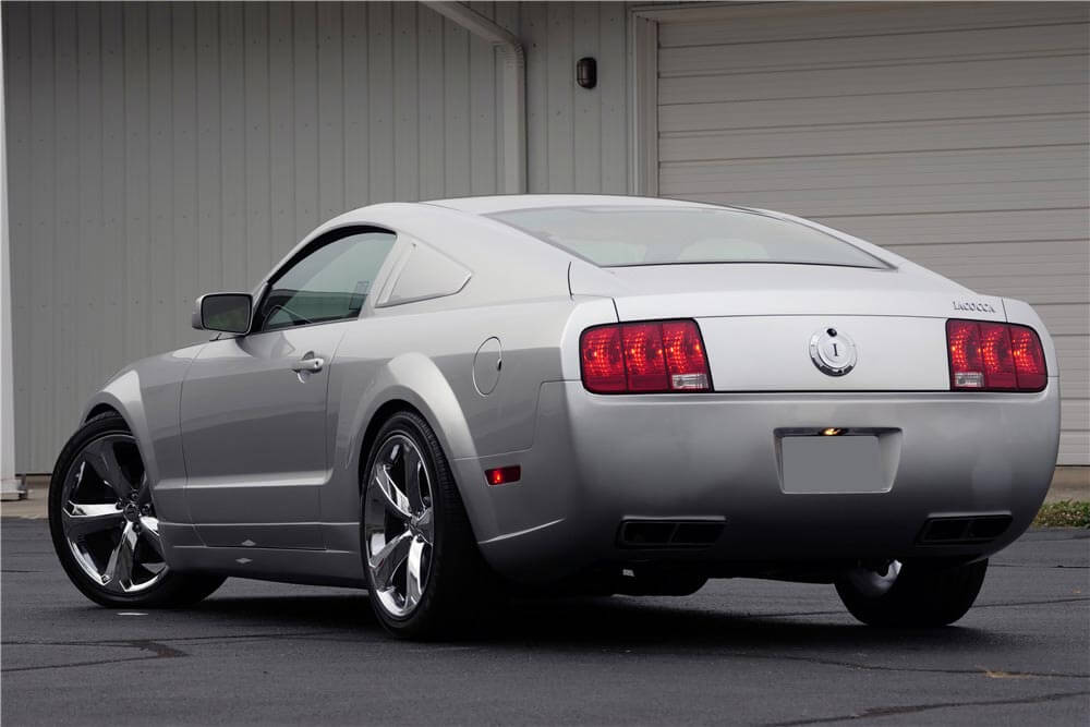 Ford Mustang Iacocca Silver 45th Edition Rear