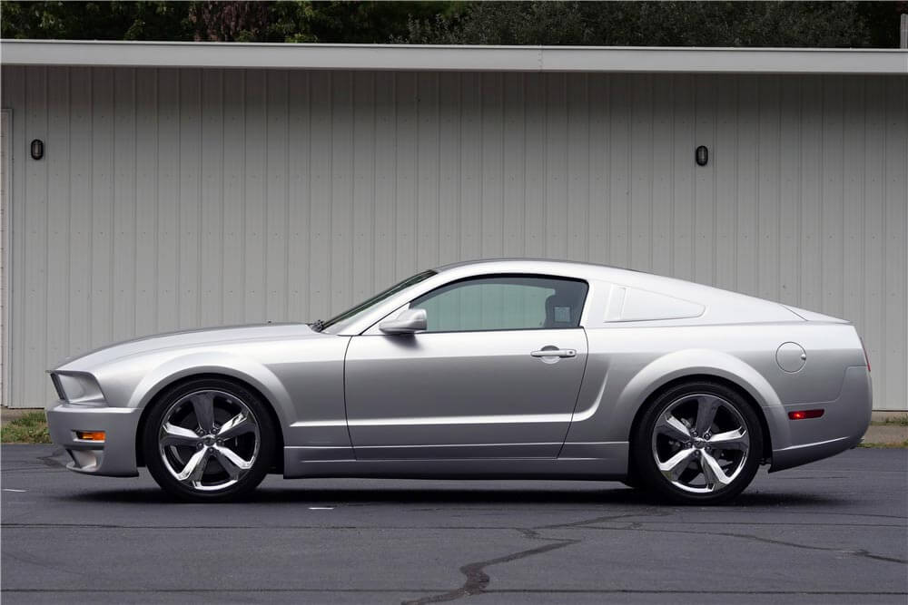 Ford Mustang Iacocca Silver 45th Edition Side
