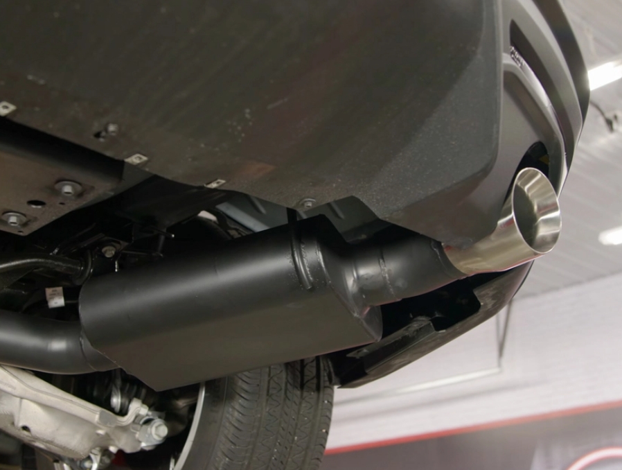 Axle Back Exhaust On a Ford Mustang