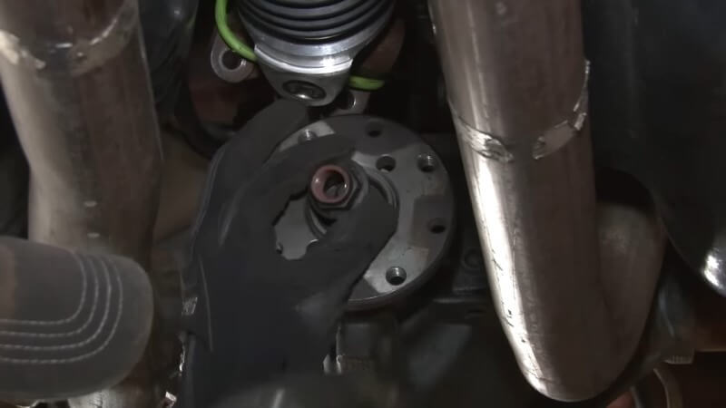 Removing the Pinion Nut on a Ford Mustang