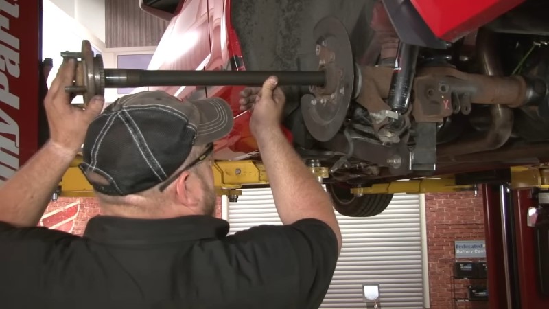 Installing Axles On a Ford Mustang