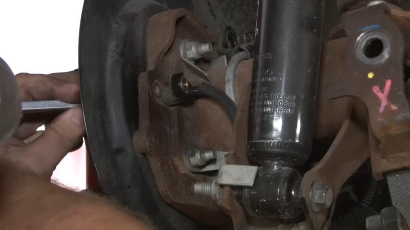 Detaching the ABS Sensor on a Ford Mustang