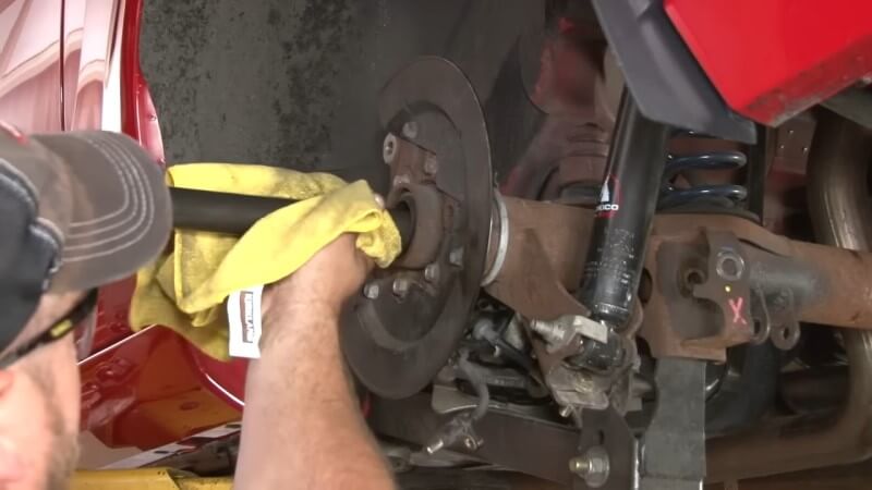 Removing the Axles on a Ford Mustang