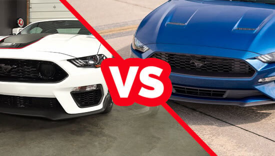 2021 vs 2022 Mustang 