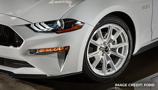 2022 Ice White Mustang Package Details