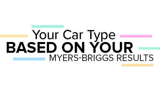 Car Type Based On Your Myers-Briggs Results