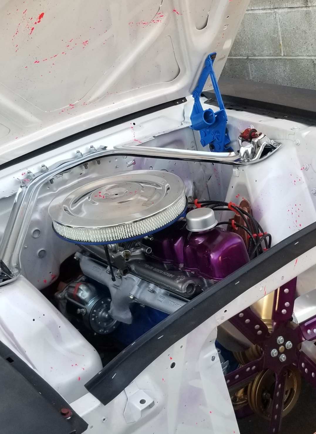 Scott Drake C4DZ-9600-W Mustang Chrome Air Cleaner 6-Cylinder 1965
